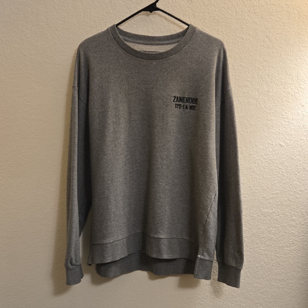 Zanerobe Crewneck Sweatshirt - Gray - Large